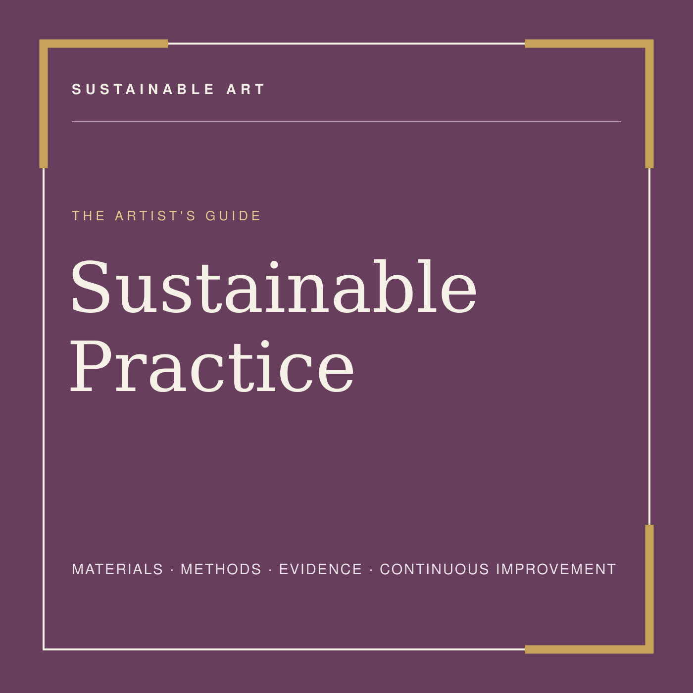The Artist’s Guide to Sustainable Practice cover