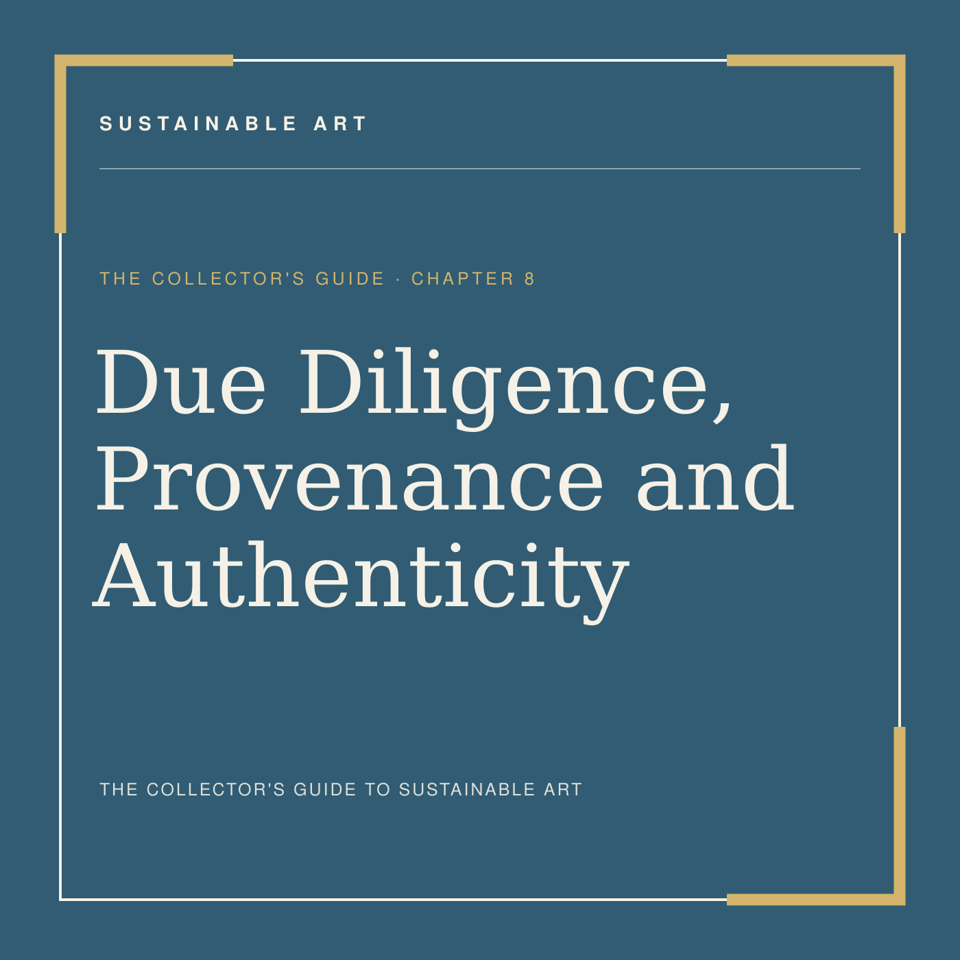 Due Diligence, Provenance and Authenticity, guide header